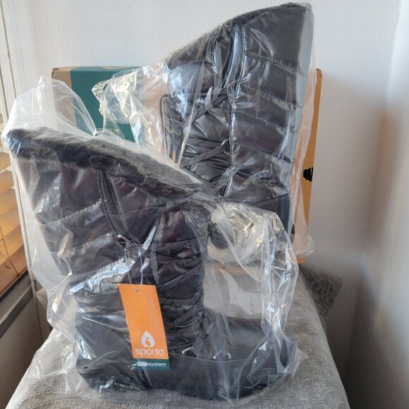 NWT – NWB Sporto Charles Angled Calf Waterproof Winter Boots (Size: 9M) - Picture 11 of 12